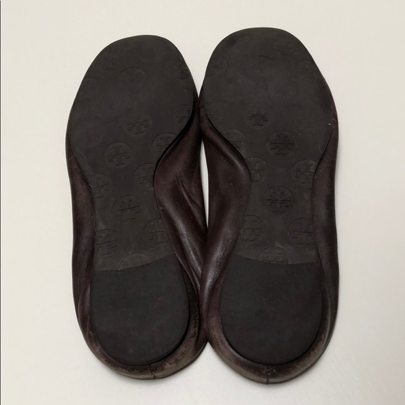 Tory Burch | Brown Leather ‘Reva’ Ballet Flats | 8.5 - Picture 13 of 15